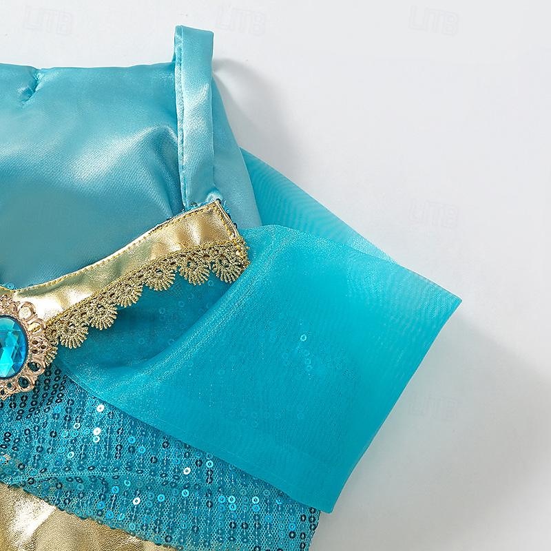 Aladdin Pohádka Princeznovské Jasmín Úbory Téma Party Kostým cosplay Filmové kostýmy for Dívčí Děti Karneval Večírek 2025 - $30.99 –P10