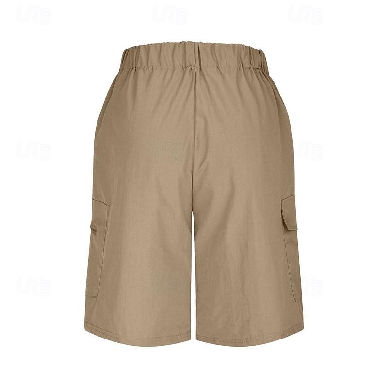 Ανδρικά Σορτς φορτίου Pantaloni Scurți de Drumeție Τακτικό σορτς Στρατιωτικό Εξωτερική Κανονικό Αδιάβροχη Γρήγορο Στέγνωμα Κοντά Παντελονάκια Ελαστική μέση Μαύρο Πράσινο Χακί 2025 - $22.99 –P9