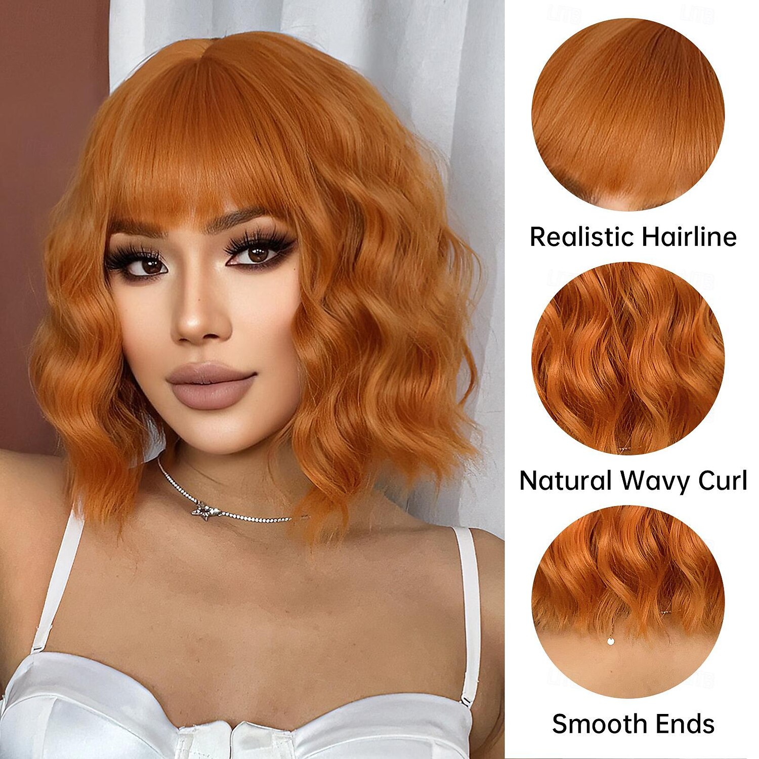 Synthetische pruiken Uniformen carrière Kostuums Prinses Gekruld Golvend Middelste stuk Gelaagd kapsel Machinegemaakt Pruik 30.5 cm Oranje Synthetisch haar Dames Cosplay Feest Modieus Oranje 2025 - $19.99 –P2