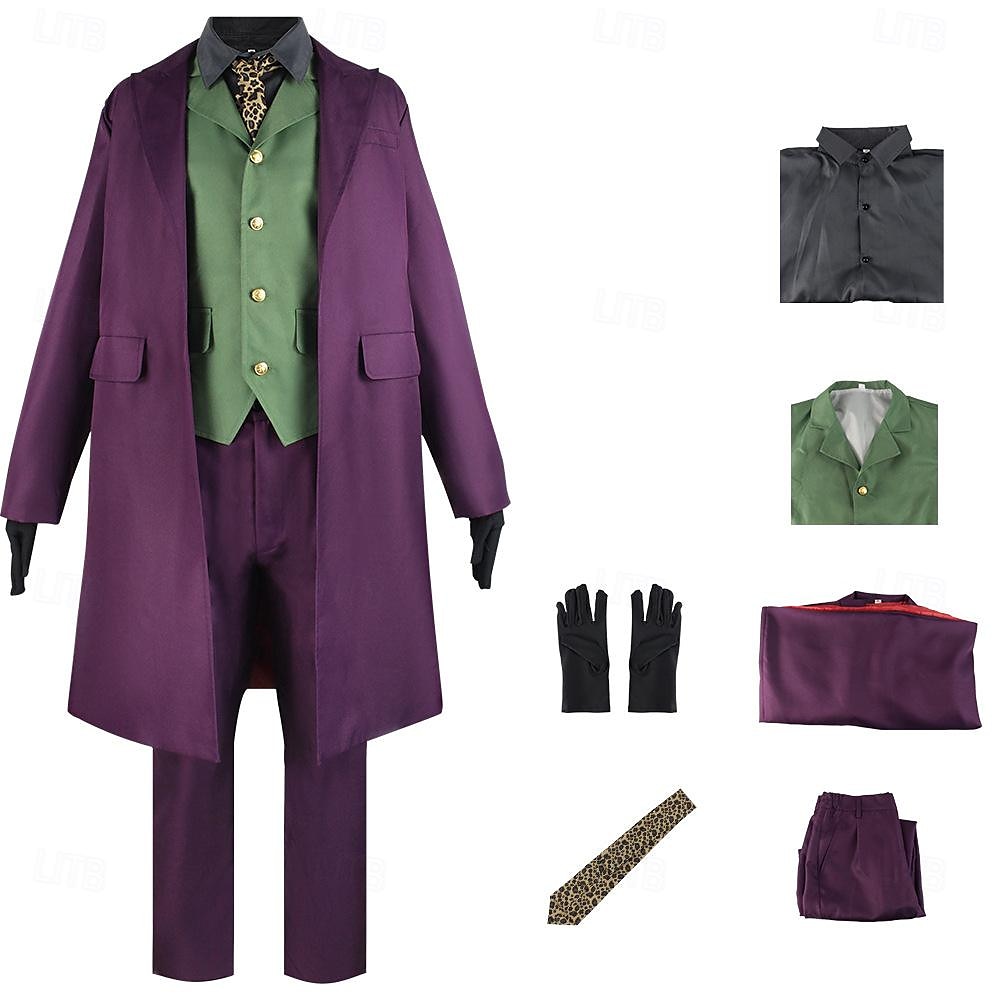 Žolík Klaun Kabát Kalhoty Dospělé Pánské cosplay Večírek Karneval Plesová maškaráda Jednoduchý karnevalový kostým 2025 - $90.99 –P1