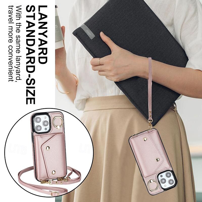 Phone Case For iPhone 16 iPhone 15 Pro Max Plus iPhone 14 13 12 11 Pro Max Plus Mini Wallet Case with Stand Holder Ring Holder Zipper Retro TPU Metal PU Leather 2025 - $23.99 –P9