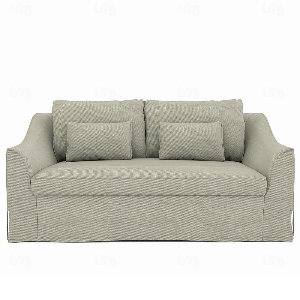 2-Sitzer Sofaüberwurf 100% Baumwolle Einfarbig Gesteppt 2025 - $305.59 –P14
