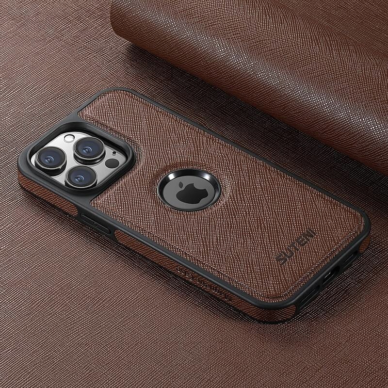 2025年 電話 ケース 用途 iPhone 16 iPhone 15 プロマックスプラス iPhone 14 13 12 Pro Max Plus バックカバー ワイヤレス充電をサポート 耐衝撃 レトロ風 TPU PUレザー  コレクション – $17.99 –P9
