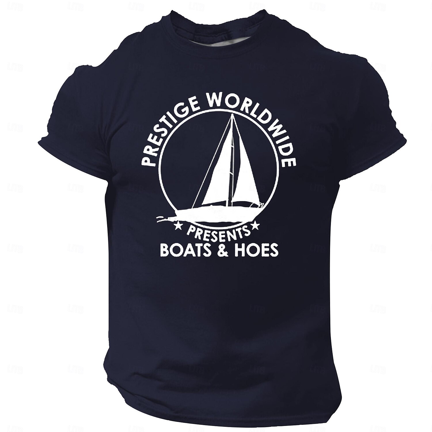 Herre Skip Morsom T skjorte Kortermet T skjorte 3D-utskrift Crew-hals Skjorte Årgang Kul Fest Ferie Svart Hvit Rød Sommer Vår Klær S M L XL XXL XXXL 2025 - $15.99 –P4