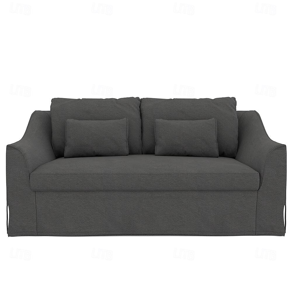 2-Sitzer Sofaüberwurf 100% Baumwolle Einfarbig Gesteppt 2025 - $305.59 –P7