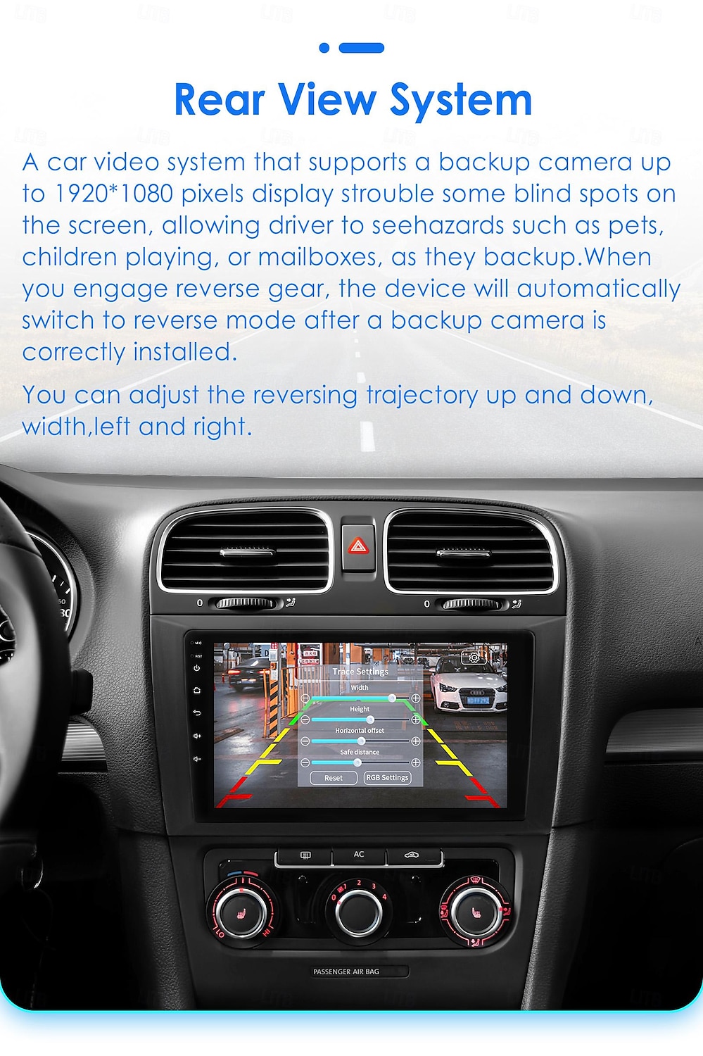 Android 12 for VW Volkswagen Golf 6 2008-2016 Car Radio Multimedia Video Player Navigation GPS 2025 - $103.99 –P9
