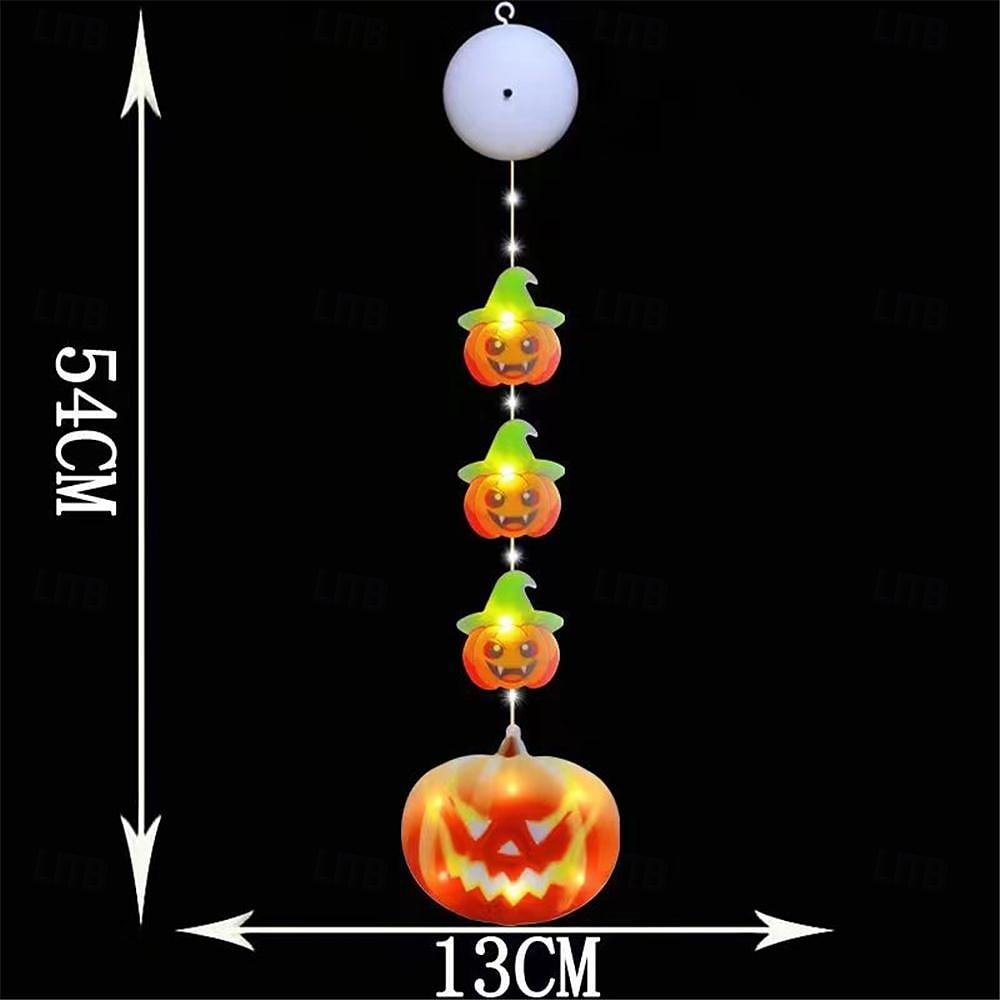 halloween dekorace závěsná lampa kožený drát lampa jack o lucerna přísavka sváteční provázek světlo vnitřní atmosféra dekorativní lampa sváteční party dekorativní lampa 1ks 2025 - $11.49 –P4