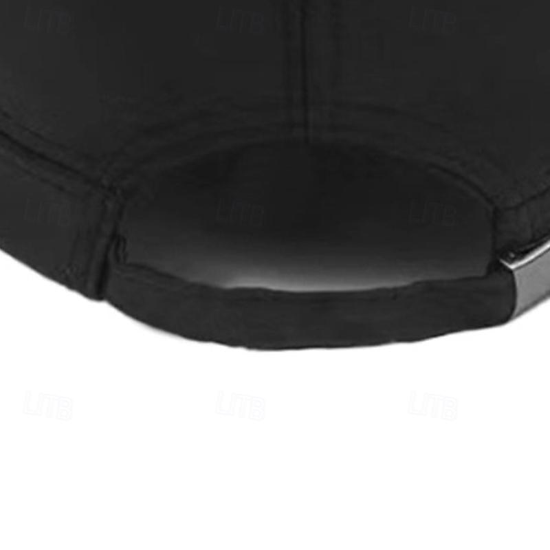 Herren Schiebermütze Sonnenhut Kappe Schwarz Marineblau Polyester Modisch Brautkleider schlicht Strasse Täglich Buchstabe Einstellbar Sonnenschutz Atmungsaktiv 2025 - $2.99 –P9