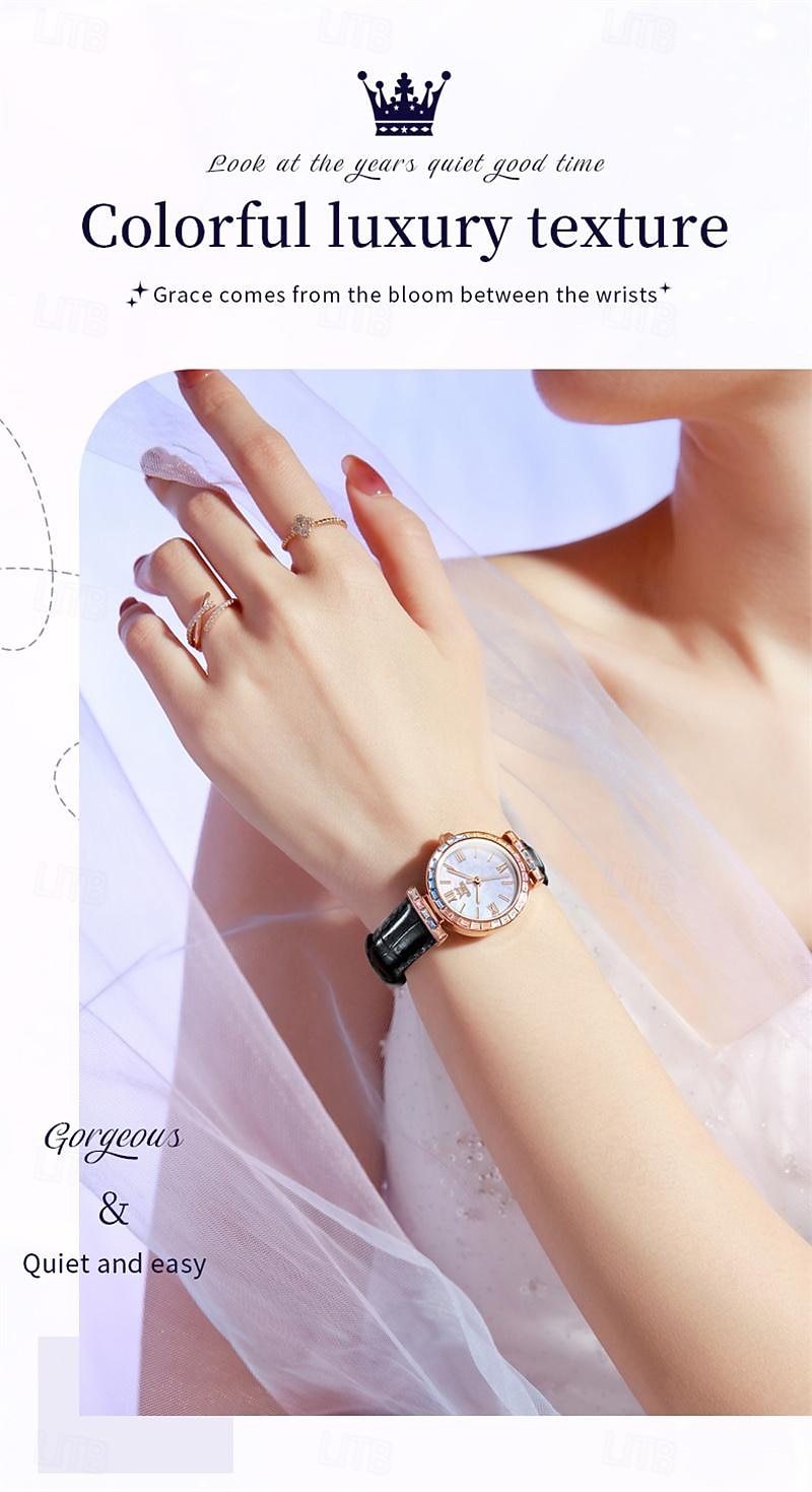 New Olevs Olevs Brand Fashion Trend Mother's Day Gift for Women'S Watches Simple Leisure Waterproof Versatile Mother's Day Gift for Women'S Sports Quartz Watch 2026 - $37.99 –P11