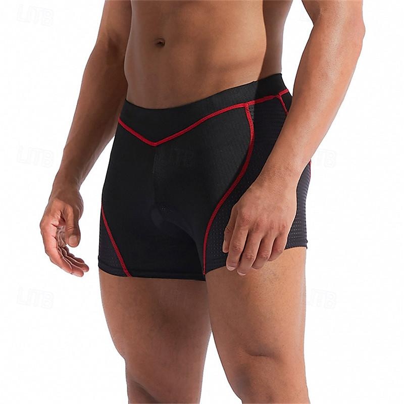 WOSAWE Voor heren Fietsbroek Gevoerde wielrenshorts Fietsen Short / Broekje Gewatteerde shorts Strak Sport Ademend Sneldrogend Hoge Elasticiteit Comfortabel Zwart Geel Kleding Wielrenkleding 2025 - $20.99 –P6