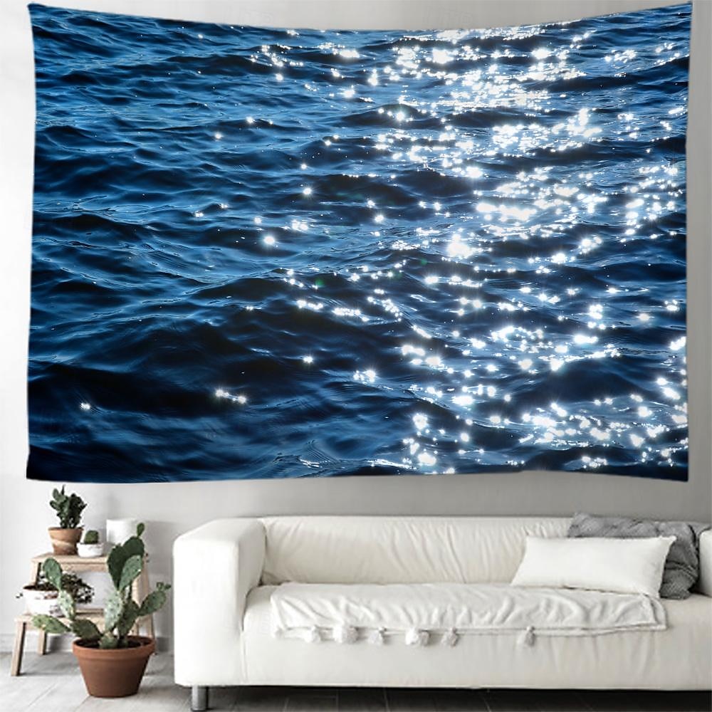 paisagem espumante rio pendurado tapeçaria arte da parede grande tapeçaria mural decoração fotografia pano de fundo cobertor cortina casa quarto sala de estar decoração de 2025 por $16.99 –P6