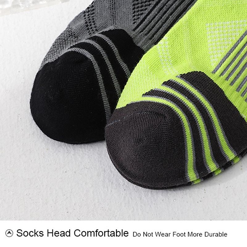 Miesten 5 Parit Monipakkaus Sukat Juoksusukat Vapaa-ajan sukat Musta Valkoinen Väri Väripalikka Urheilu ja ulkoilu Päivittäin Loma Perus Ohut Kesä Kevät Muoti Vapaa-aika 2026 - $10.49 –P16