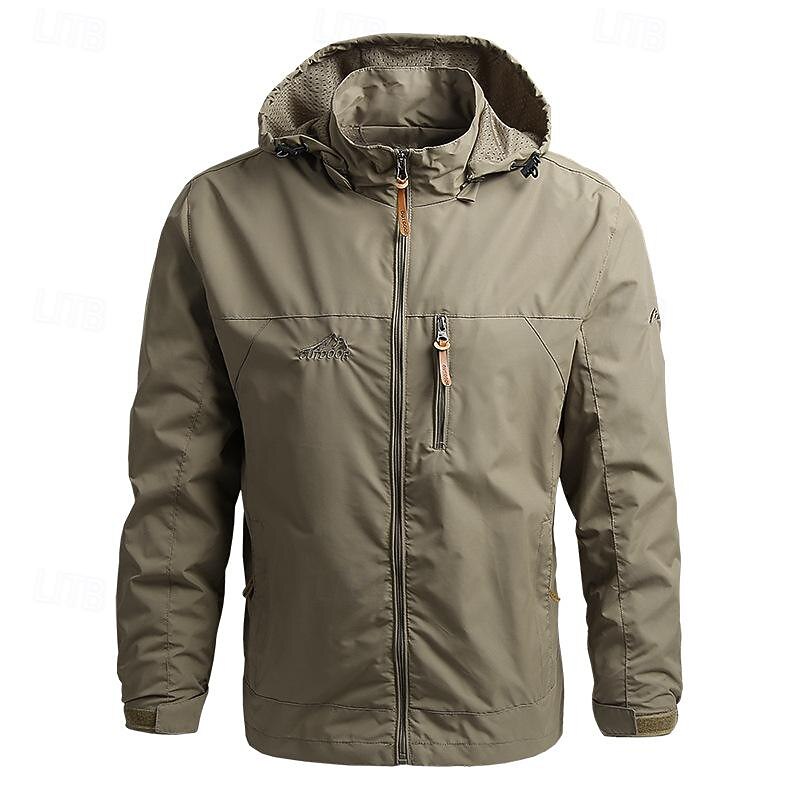 Per uomo Giacca Softshell Giubbino da escursione All'aperto Antivento Resistente all'acqua Felpa con cappuccio Giacca a vento Campeggio / Escursionismo / Speleologia Viaggi Nero Verde militare Cachi del 2025 a $31.99 –P2