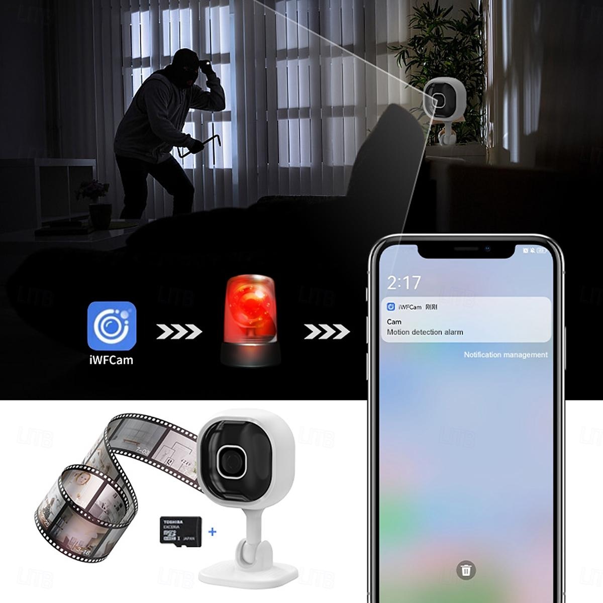 A3 IP Camera 1080P Mini Wireless Motion Detection Remote Access IR-cut Indoor Support 64 GB 2025 - $47.99 –P5