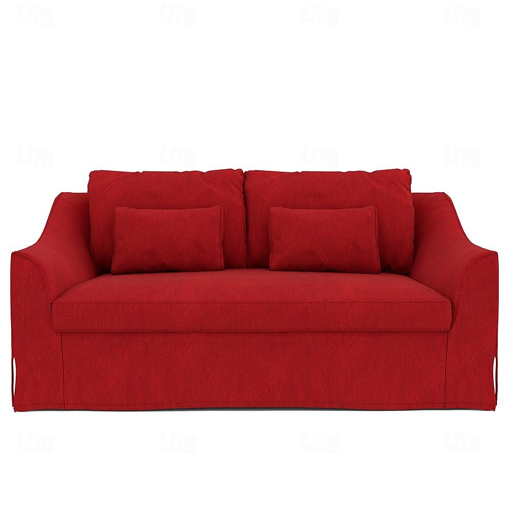 2-Sitzer Sofaüberwurf 100% Baumwolle Einfarbig Gesteppt 2025 - $305.59 –P5