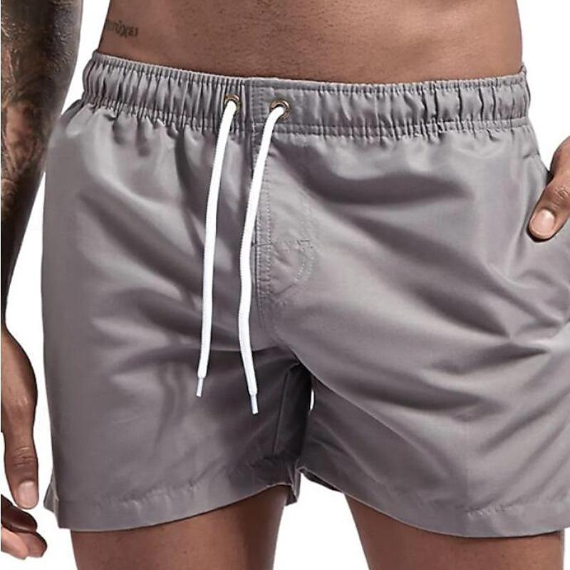 Men's Swim Trunks Swim Shorts Board Shorts Mesh Pocket Drawstring Elastic Waistband Shorts Outdoor Sports & Outdoor Athletic Breathable Quick Dry Soft Beach Workout Tailored Fit Sportswear Activewear 2025 - $12.99 –P5