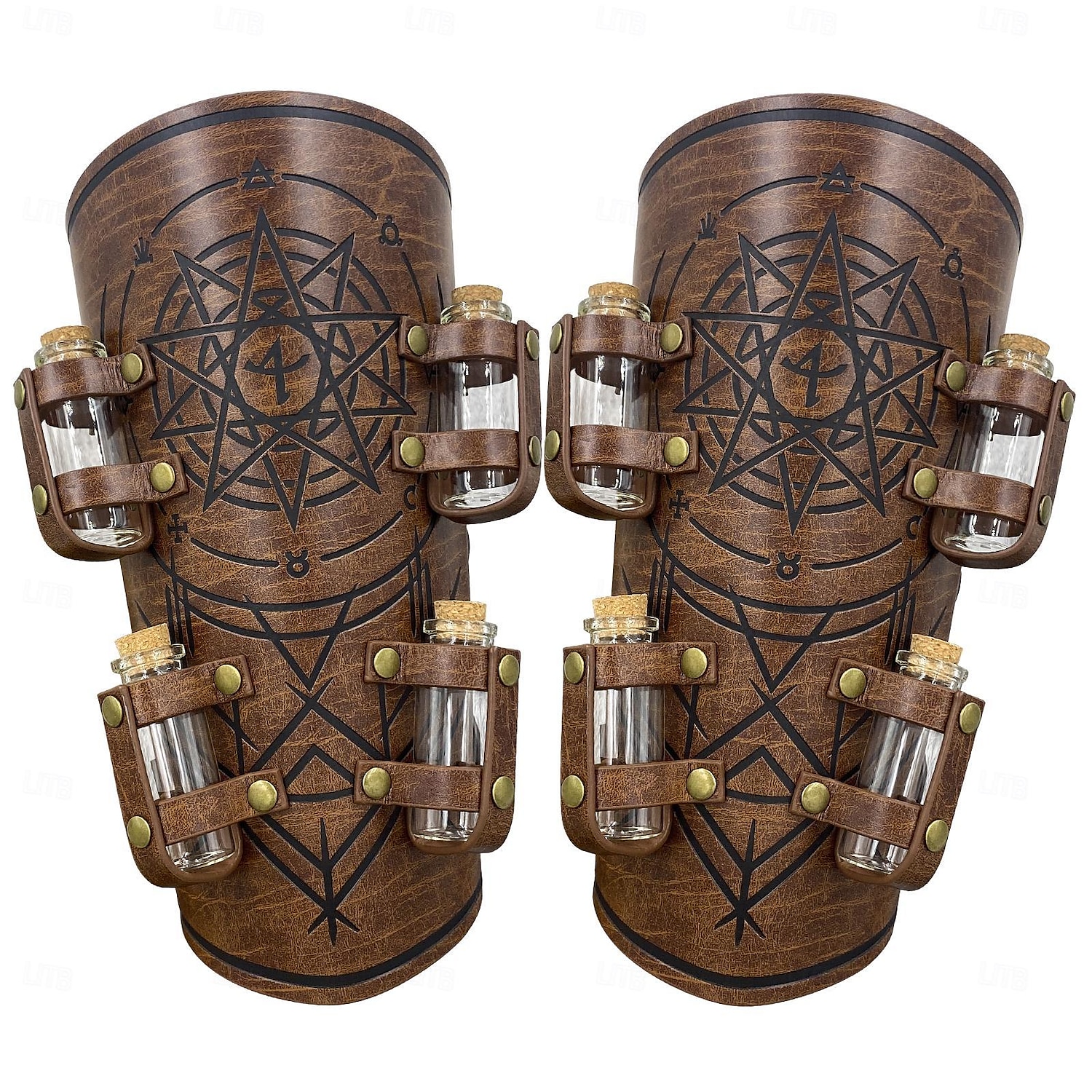 Retro Středověké Renesanční Náramek Pásek na ruku Ranger Shieldmaiden Lukostřelba Pánské Dámské Viking předvečer Všech svatých Karneval Plesová maškaráda LARP Dospělé Kolluk Celý rok 2025 - $33.99 –P9