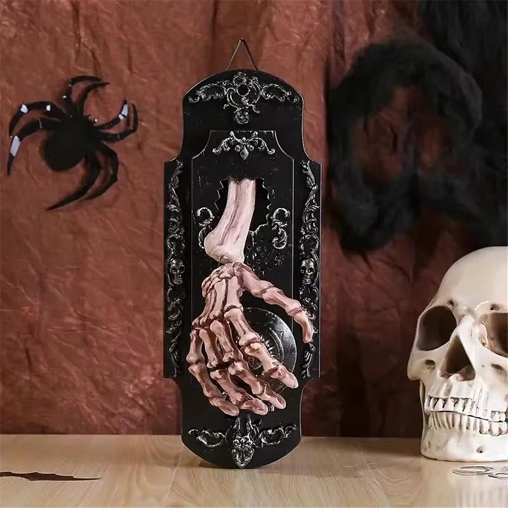 2025年 ハロウィーンの悪魔の手が光り輝き、面白いドアロックを話すクリエイティブなホームデコレーションライト AAA電池駆動 1個  コレクション – $65.99 –P7