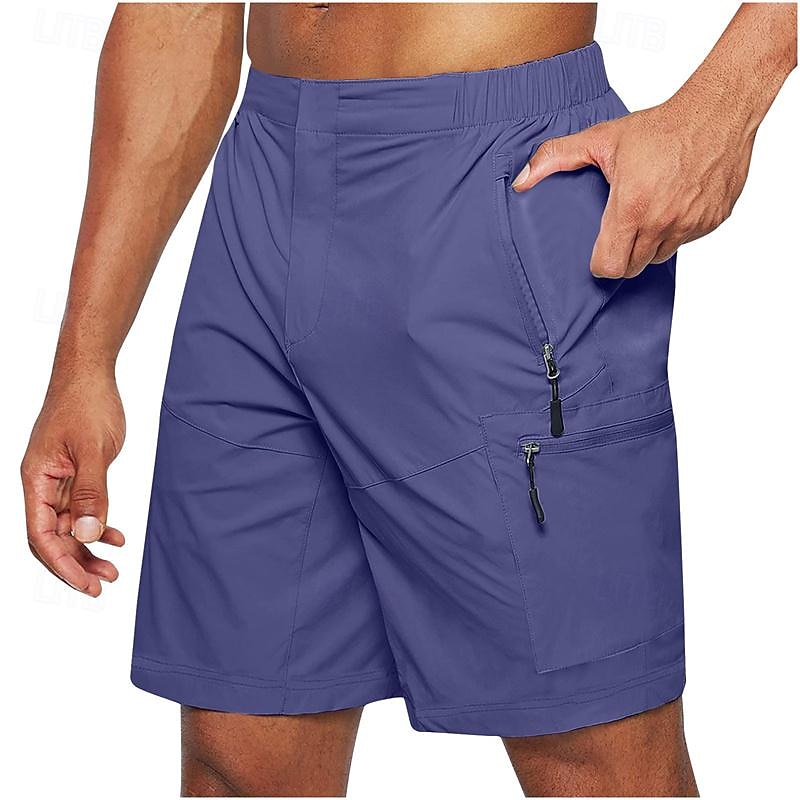 Ανδρικά Σορτς φορτίου Pantaloni Scurți de Drumeție Τακτικό σορτς Στρατιωτικό Εξωτερική Κανονικό Αδιάβροχη Γρήγορο Στέγνωμα Κοντά Παντελονάκια Ελαστική μέση Μαύρο Πράσινο Χακί 2025 - $22.99 –P5