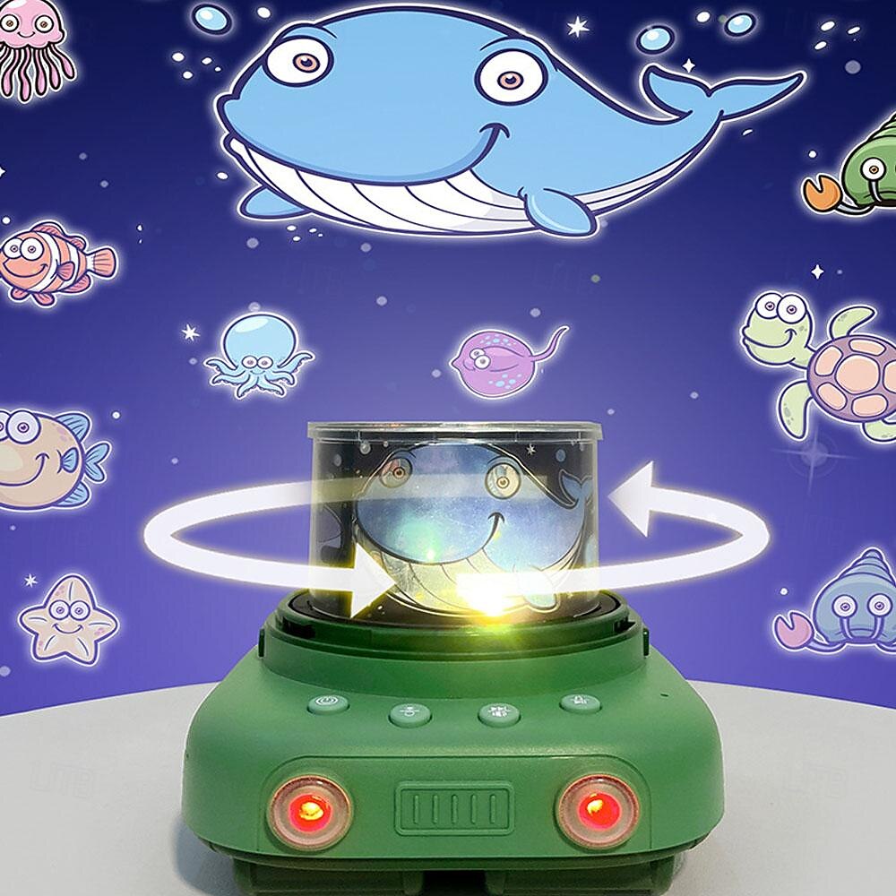 Proyector de luz nocturna 3 en 1 con luz nocturna deslizante para coche de ciervo con rotación de 360 grados para regalo 3 de niños en 1 2025 - $52.99 –P5