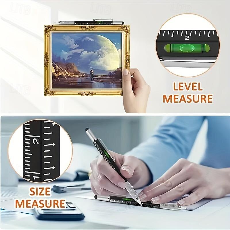 6in1 Metal Multitool Pen Portable Screwdriver Multitool for Writing Drawing 1 PCS 2025 - $12.99 –P7