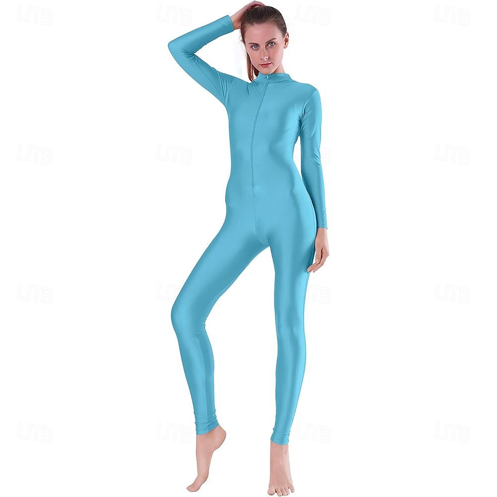 Zentai öltöny Szerepjáték Jelmezek Bőrruházat Nindzsa Farsangi jelmez Overall Királyok napja Női Akrobatatrikó Szexi jelmez Tömör szín Spandex Lycra Ruha mert Mindszentek napja Farsang Álarcos 2025 - $35.99 –P7