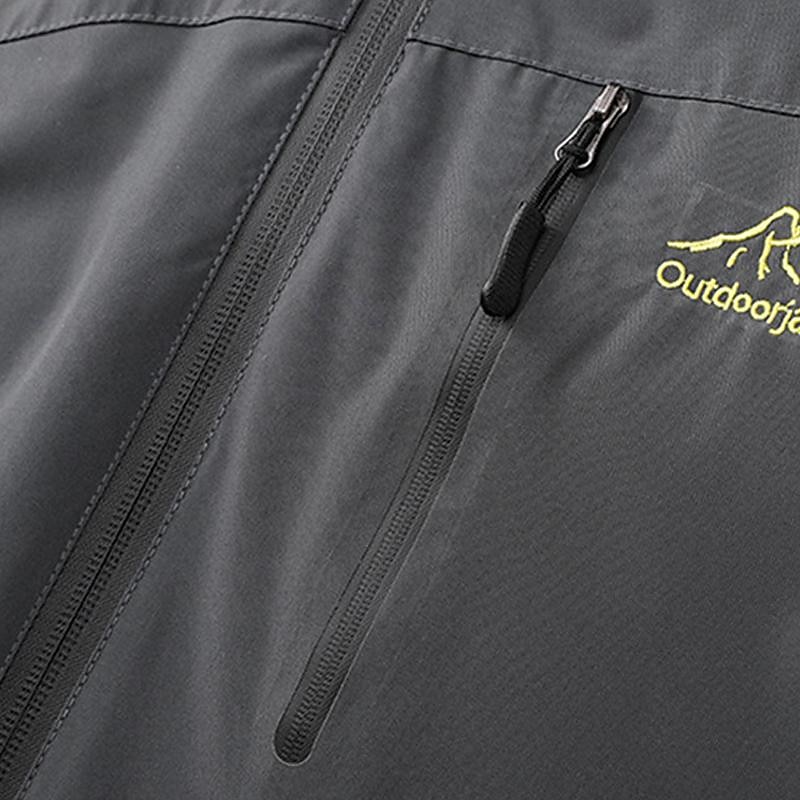 Miesten Softshell-takki Vaellustakki Sadetakki ulko- Tuulenkestävä Vedenkestävä Kevyt Tuulitakki takki Matkailu Musta Armeijan vihreä Sininen Harmaa 2025 - $42.99 –P8