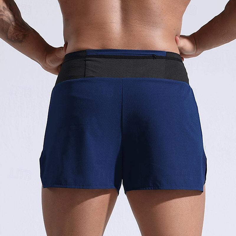 Men's Sweat Shorts Shorts Summer Shorts Pocket Drawstring Elastic Waist Plain Comfort Short Sports Outdoor Daily Going out Fashion Casual Black Red Micro-elastic 2025 - $23.99 –P4