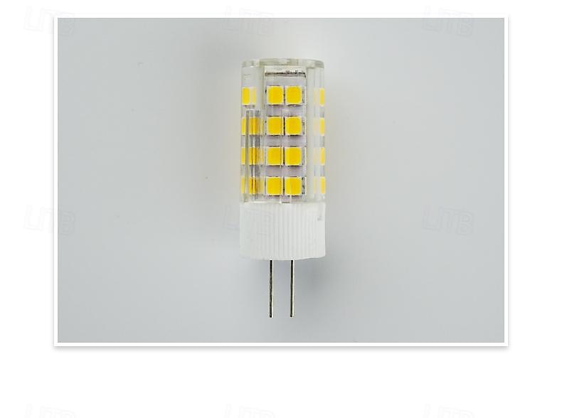 6 pièces g4 led bi-broches lumières 240lumens 5w 52led perles smd 2835 blanc chaud blanc 220v de 2025 ? $11.49 –P3
