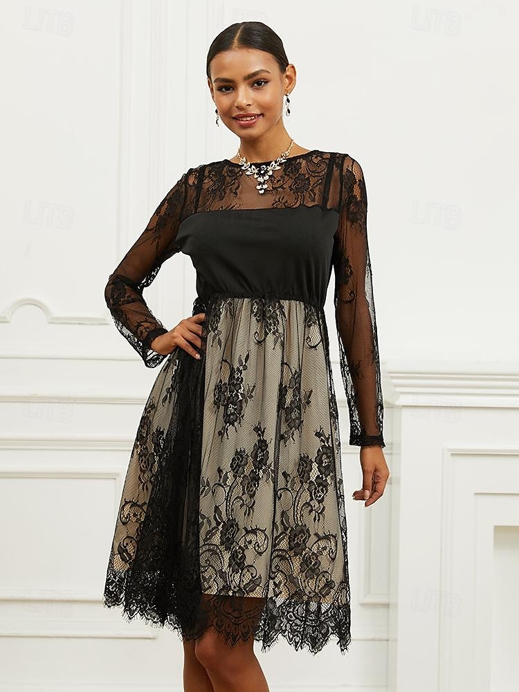 elegante sieradenset met zwarte edelstenen en kristallen - goudkleurige ketting en oorbellen voor avondkleding en speciale gelegenheden 2025 - $19.99 –P2