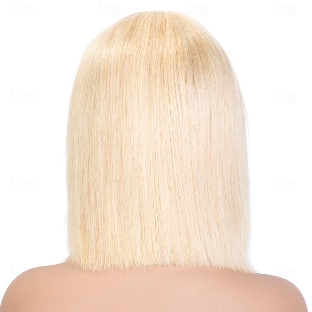 parrucche bob bionde capelli umani 613 parrucca bob bionda 13x4 hd parrucca bob anteriore trasparente in pizzo per le donne pre pizzicate con i capelli del bambino senza colla parrucca bob taglio del 2025 a $152.99 –P5