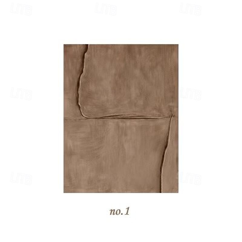 großes handgemachtes abstraktes Ölgemälde auf Leinwand handgemachte minimalistische Wandkunst moderne strukturierte braune Malerei übergroße Leinwand Malerei Kunst Raum Dekor 2025 - $125.99 –P5