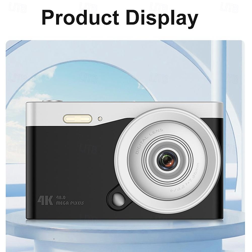 High definition anti shake 6800W true 4K high-definition digital student camera 16x zoom camera and video recorder 2025 - $56.99 –P15
