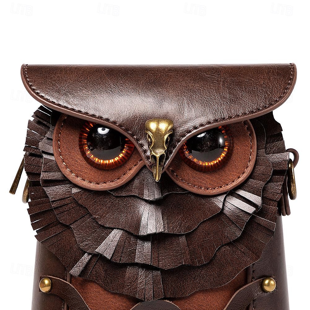Retro Steampunk taška Pouch Cross Body Bag Sova Maškarní kostým Pánské Dámské předvečer Všech svatých Karneval Na den Dospělí Taška 2025 - $44.99 –P8