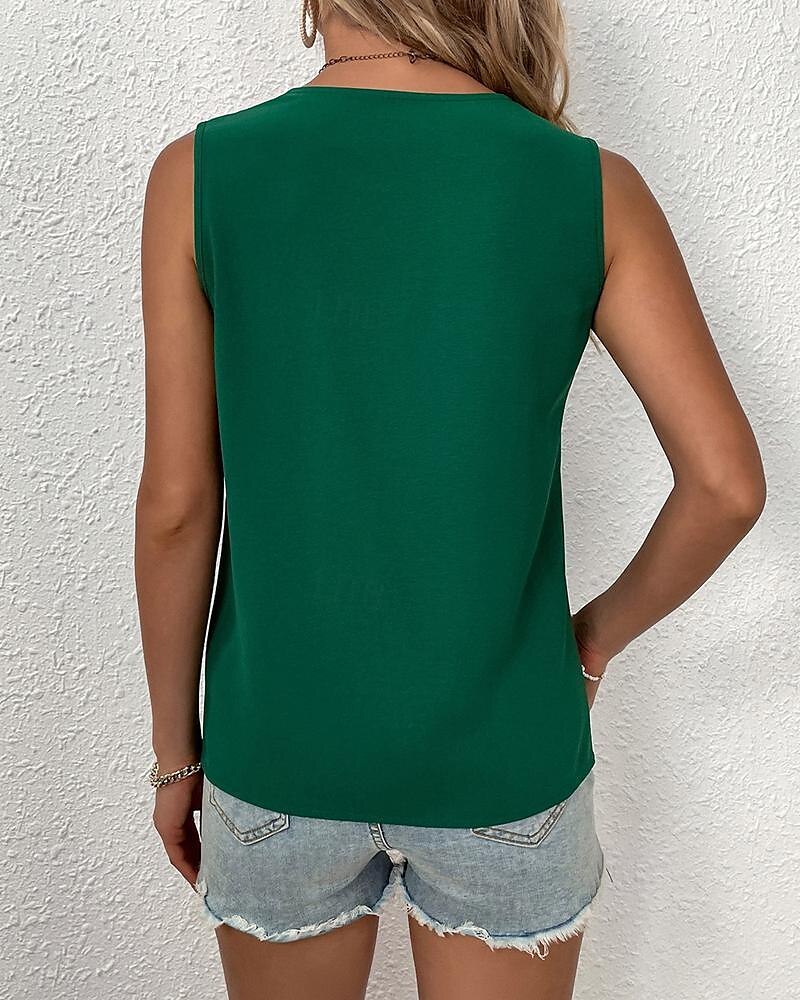 Damen Weiße Elegante Spitzen Tops Loch Bluse Spitzen Top Arbeit Ausgehen Vintage Stylisch Ärmellos Romantische Petite Tops Sommer Urlaub Trag Schwarz Sommer Frühling 2025 - $21.99 –P9