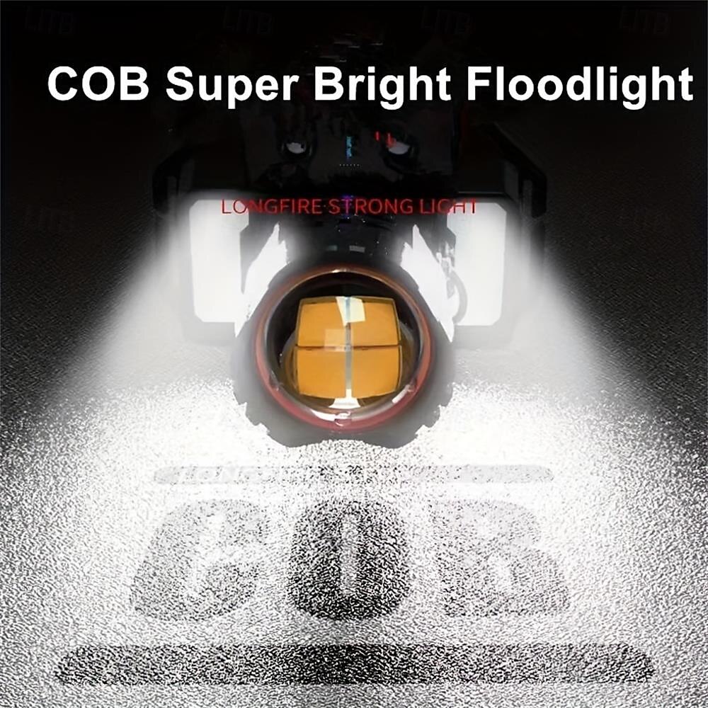 Portable USB Rechargeable Sensor Headlamp - Super Bright Waterproof Zoom Fishing Torch Head Light for Outdoor Camping Light 2025 - $24.99 –P9