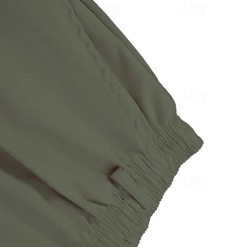 Homens Bermuda Cargo Shorts de caminhada Militar Ao ar livre Normal Respirável Secagem Rápida Calção Com Cordão Cintura elástica Preto Verde Tropa Caça Alpinismo Campismo / Escursão / Espeleologismo de 2025 por $18.99 –P7