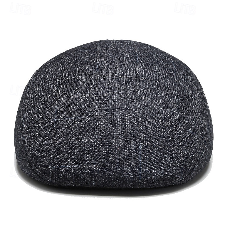 Pánské PLacatá čepice Klobouk Ascot Novinářský klobouk Hnědá Šedá Polyester Módní Na běžné nošení Bristké ulice Denní Pléd Nastavitelná Prodyšné 2025 - $6.49 –P5