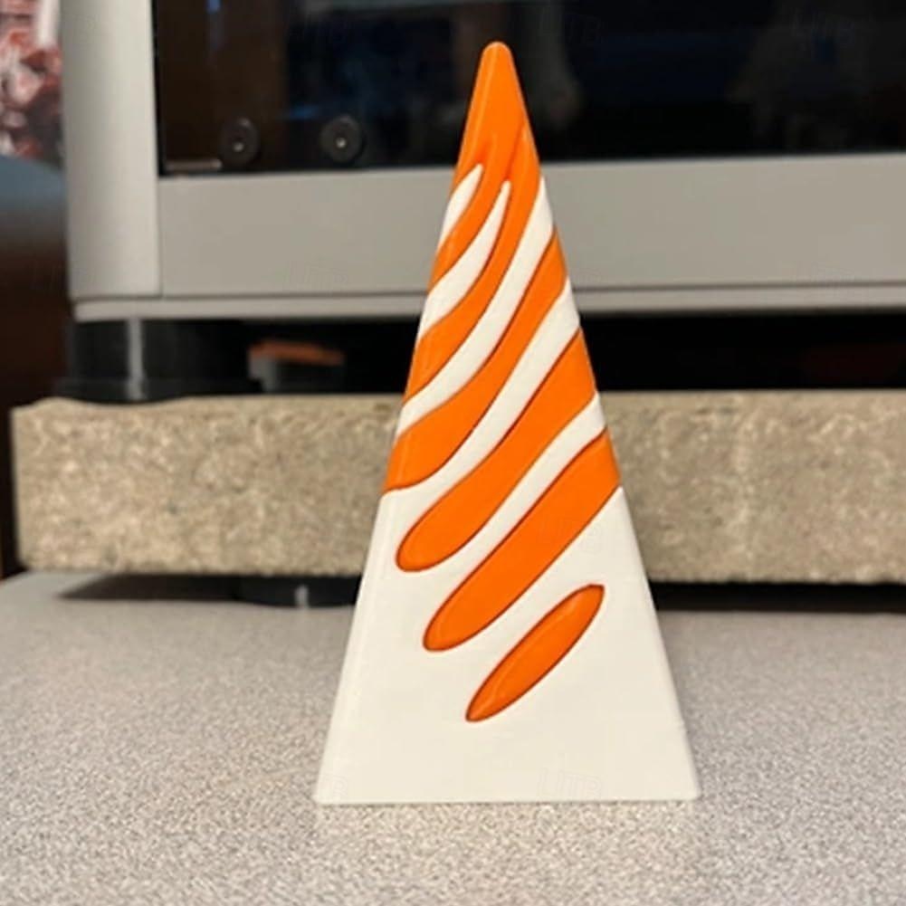 onmogelijke piramide passthrough sculptuur, passeer piramide fidget speelgoed, 3D-geprint spiraalkegel speelgoed, mini vortex draad illusie, piramide passthrough sculptuur, desktop deco souvenir cadeau 2025 - $18.99 –P5