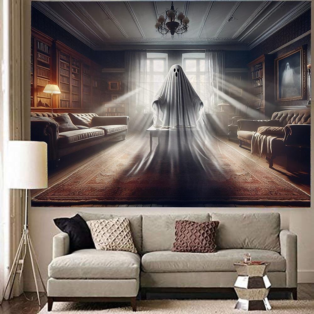 halloween dekorasjoner zombie brud hengende billedvev veggkunst stor billedvev veggmaleri dekor fotografi bakteppe teppe gardin hjem soverom stue dekorasjon spøkelse gresskar heks 2025 - $13.99 –P3