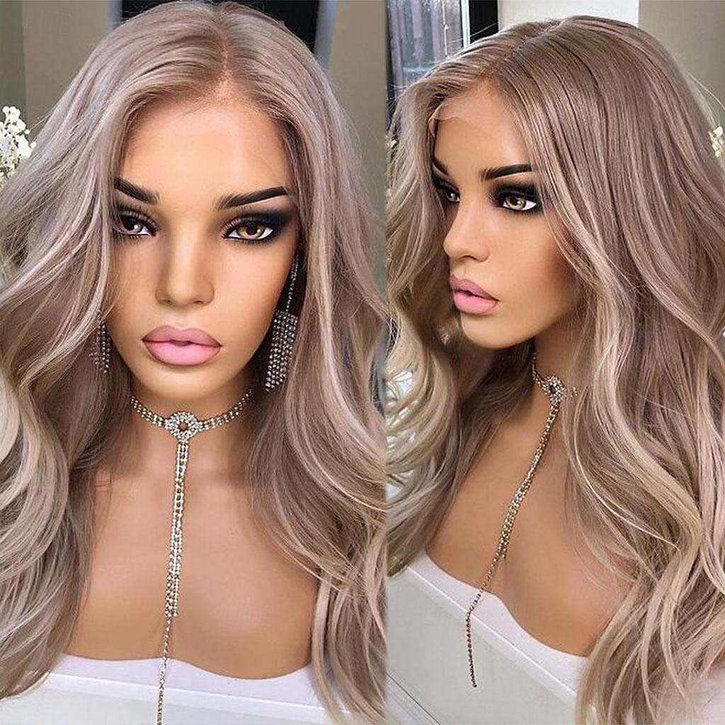 Remy Human Hair 13x4 Lace Front Wig Free Part Peruvian Hair Wavy Multi-color Wig 130% 150% Density with Baby Hair Ombre Hair Highlighted / Balayage Hair 100% Virgin Glueless For Women Long Human Hair 2026 - $213.49 –P2