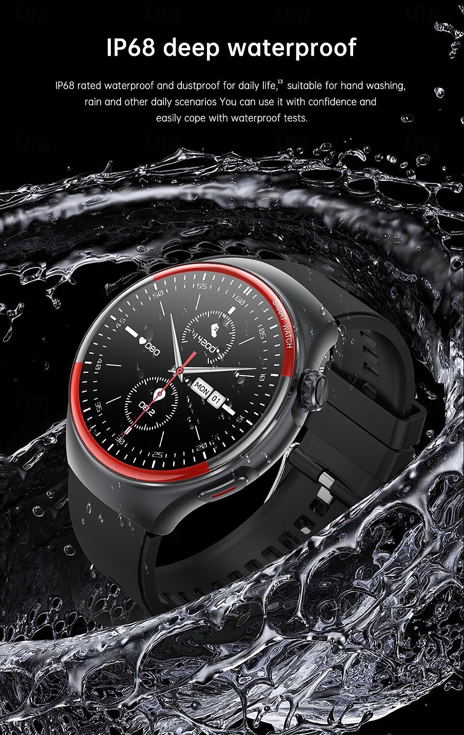 iMosi T82 Умные часы 1.43 дюймовый Смарт Часы Bluetooth Контроль температуры Педометр Напоминание о звонке Совместим с Android iOS Женский Мужчины Хендс-фри звонки Водонепроницаемый Медиа контроль 2025 - $51.19 –P17
