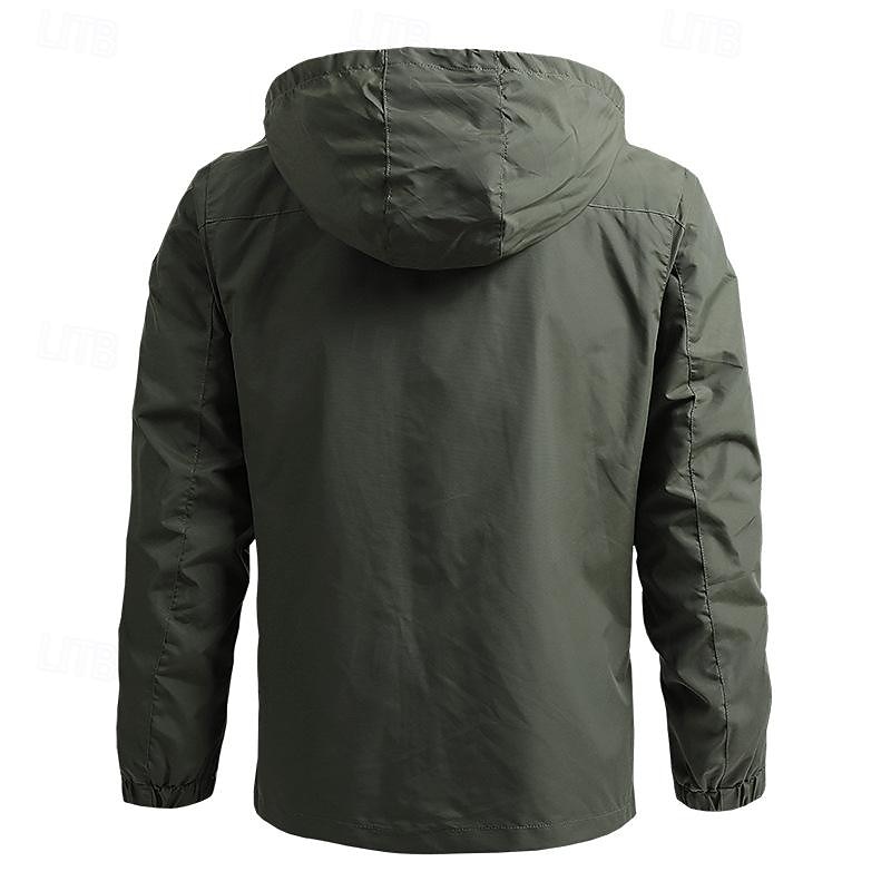 Per uomo Giacca Softshell Giubbino da escursione All'aperto Antivento Resistente all'acqua Felpa con cappuccio Giacca a vento Campeggio / Escursionismo / Speleologia Viaggi Nero Verde militare Cachi del 2025 a $31.99 –P6