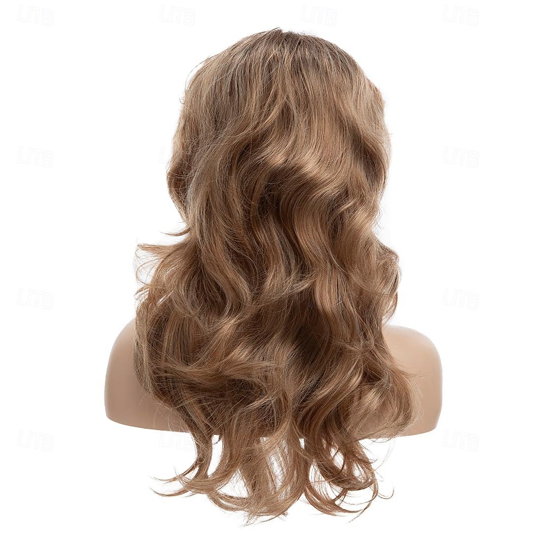Dámská blond paruka 80. léta dlouhé vrstvené blond paruky s ofinou 80. léta vintage cosplay kostým disco účes paruka karnevalové party paruky Halloween paruky 2025 - $21.99 –P6