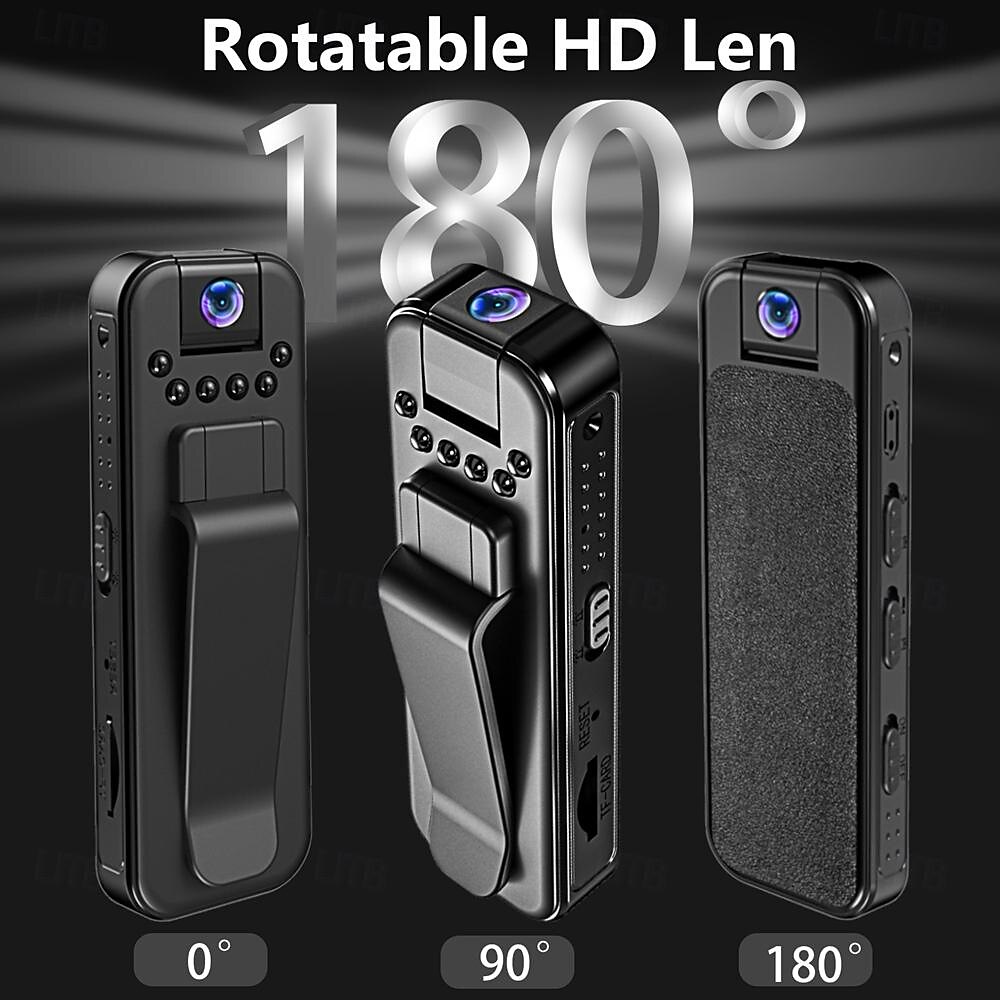 Body Camera Full HD 1080P Body Mounted Camera Small Portable Body Cam for Daily Protection 2025 - $49.99 –P2
