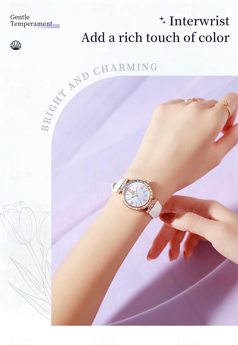 New Olevs Olevs Brand Fashion Trend Mother's Day Gift for Women'S Watches Simple Leisure Waterproof Versatile Mother's Day Gift for Women'S Sports Quartz Watch 2026 - $37.99 –P12