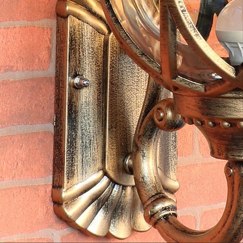 Liruxun illuminazione esterna sferica lampade da parete per esterni luci a pilastro lampada a testa a colonna luce paesaggistica lampada a pilastro da giardino impermeabile a led del 2025 a $132.99 –P5