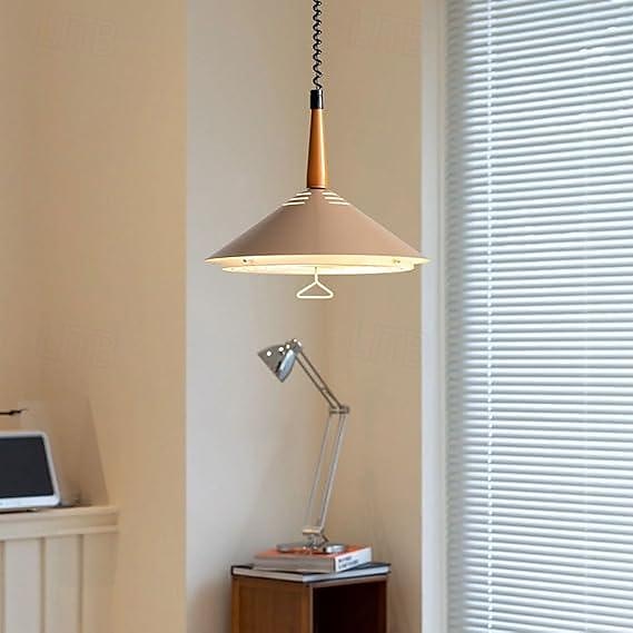 LED Pendant Light 3-Color Light Source 40cm 1-Light Nordic Liftable Restaurant Dining Table Hanging Light Internet Celebrity Telescopic Bar Ceiling Lighting Adjustable Modern Minimalist Chandelier 110-240V 2025 - $349.99 –P2