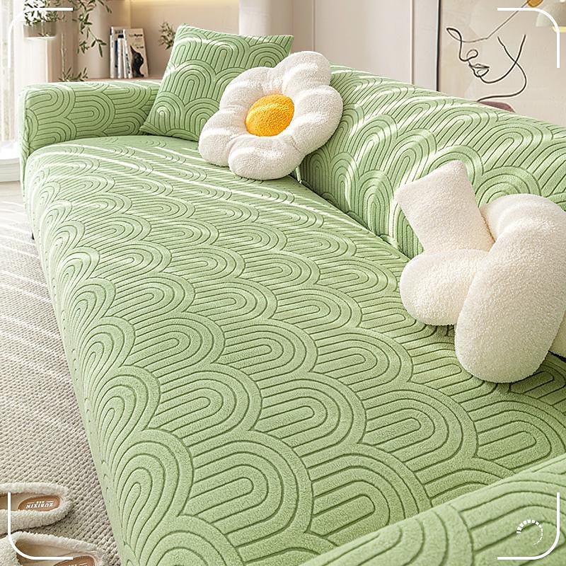 fodera per divano elastica in velluto jacquard copertura universale all-inclusive quattro stagioni pigro cuscino per divano anti-graffio in un unico pezzo estensibile durevole facile da installare e del 2025 a $41.99 –P7