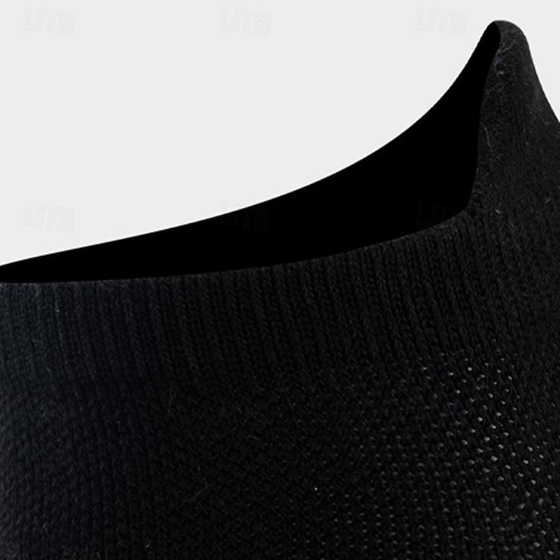 Per uomo 5 coppie Confezioni multiple Calzini Calzini da corsa Calzini casual Nero Bianco Colore Color Block Sportivo Giornaliero Da mare Di base Medio spessore Primavera Autunno Di tendenza Informale del 2025 a $16.49 –P7